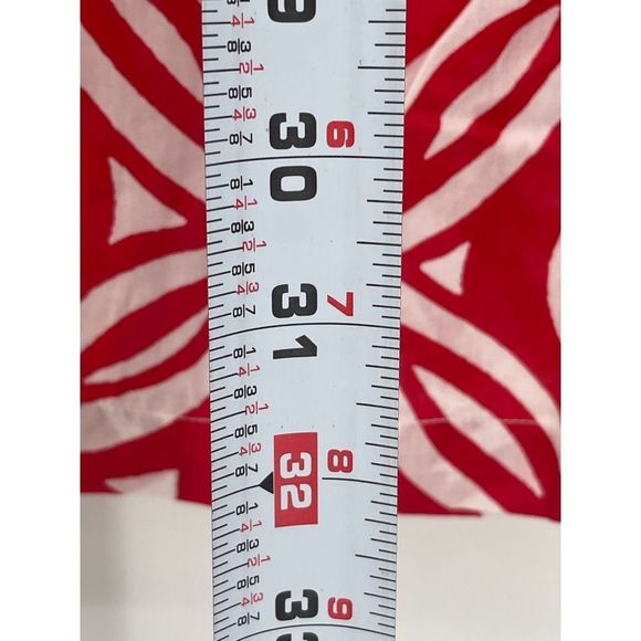 Talbots Tunic V Neck Beach Coverup Top Women Size Medium Red White Blue July 4th - Picture 4 of 12